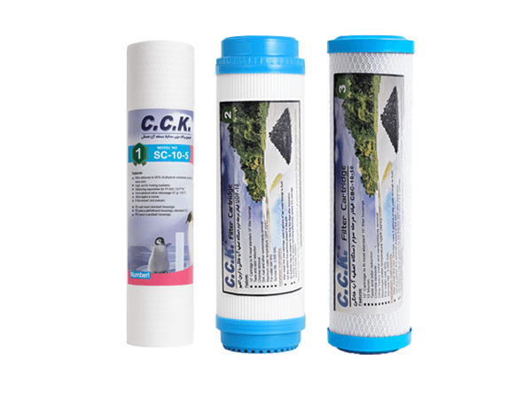 فیلتر دستگاه تصفیه آب خانگی C.C.K بسته سه عددی
